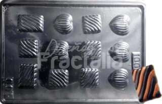 Molde Cuadrado rectángulo y corazón