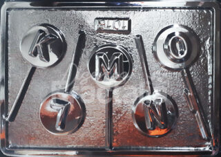 Molde Abecedario chupeta k-o