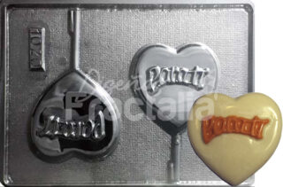 Molde Corazones para ti x2