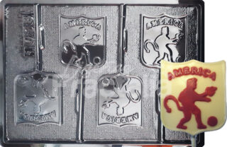 Molde Escudo america x4