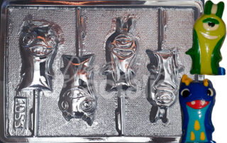 Molde Personajes Babosas bajoterra