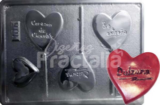 Molde Corazón te extraño, dulzura