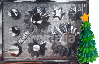 Molde Arbol de navidad 3D