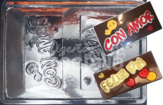 Molde Tarjetas feliz dia con amor