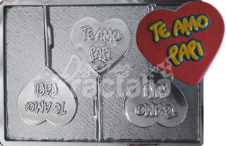 Molde Corazon te amo papi