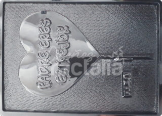 Molde Corazon padre eres el mejor