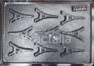 Molde Torre eiffel x8