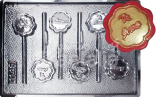 Molde Chupetas te quiero te amo