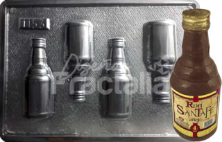 Molde Botella de ron