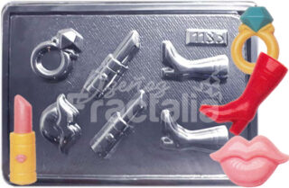 Molde Labial Beso botas y anillo