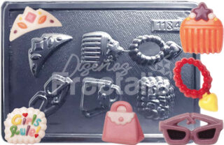 Molde Corona gafas peines