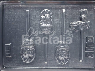 Molde Conejos de pascua