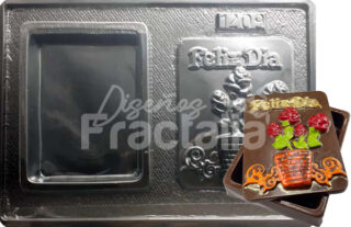 Molde Cofre feliz dia