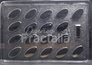 Molde Ovalos pequenos x18