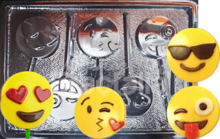 Molde emoticon gafas