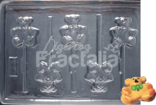 Molde Osos con corbatin