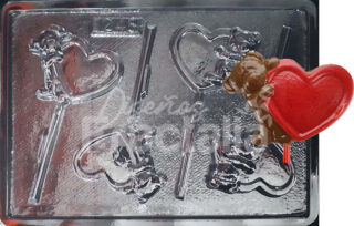 Molde Osos con corazon