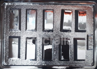 Molde Barras planas x10