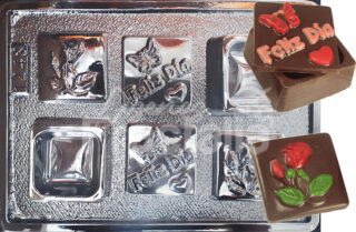 Molde Cofre feliz dia