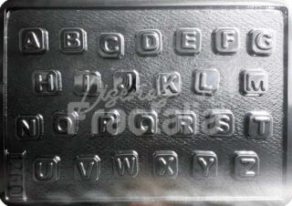 Molde Abecedario cubitos