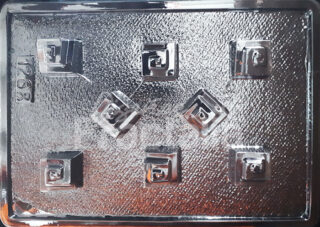 Molde Bombones en espiral