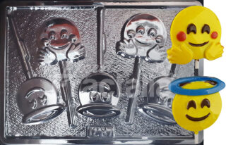 Molde Emoticon angel y abrazo