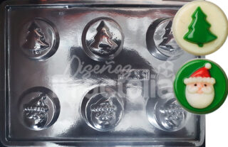 Molde Oreo navidad