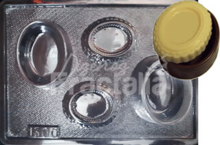 Molde Cofre ovalado liso