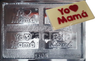 Molde Tarjeta Yo amo a mama