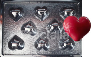 Molde Bombon corazon
