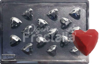 Molde Corazon de cristal