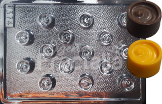 Molde Bombon redondo hueco