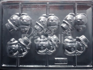 Molde Pareja munecos de nieve