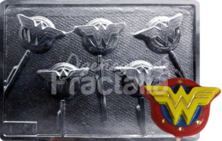 Molde Escudo mujer maravilla