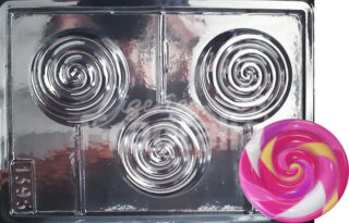 Molde chupeta espiral