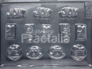 Molde chocolates navidenos