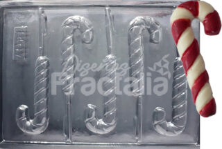 Molde bastones navidenos