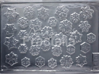 Molde copos de nieve varios tamanos