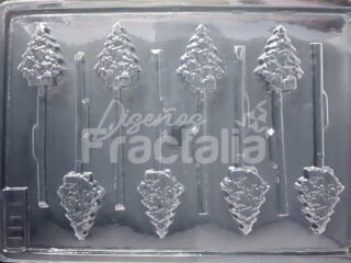 Molde arboles de navidad pequenos