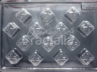 Molde bombon regalo navideno