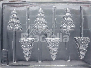Molde arbol navideno sonriente