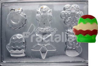 Molde chocolates navidenos
