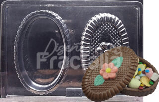 Molde Estuche ovalado con flor