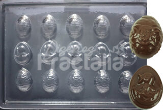 Molde molde huevitos pequenas flores y pollos