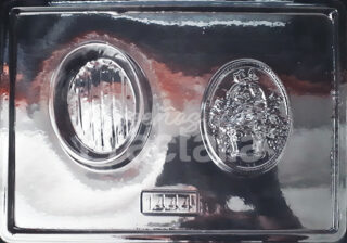 Molde cofre canasta de flores