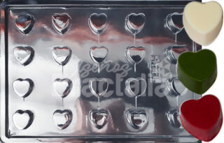 Molde corazon bombon