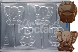 Molde elefantes y rinocerontes