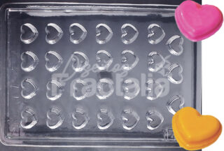 Molde corazones pequenos