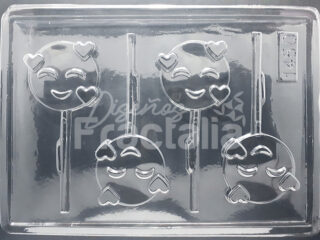 Molde emoji corazones