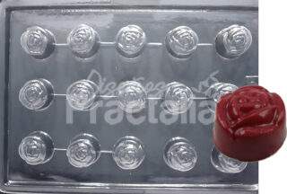 Molde bombones rosas